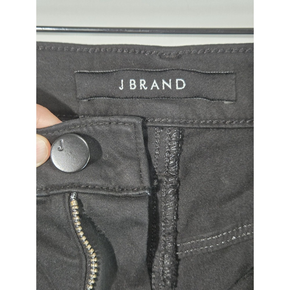 J BRAND Super Skinny Jeans Seriously Black Women's Size 27 (27x29.5) Stretch